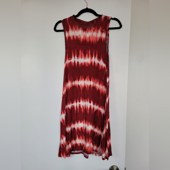 Mock neck tie dye swing dress, size medium - Picture 1 of 2